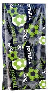 Brzosušeći plažni ručnik GOAL šareni 70 x 140 cm, 100% mikrovlakana