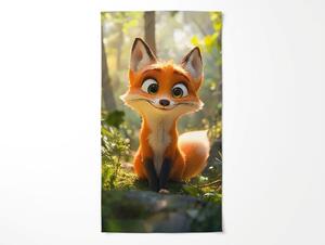 Rýchlosušeći plažni ručnik VULPINA šareni 70 x 140 cm, 100% mikrovlakana