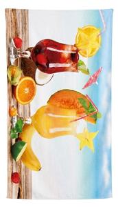 Brzosušeći XXL plažni ručnik DRINKOZA u boji 150 x 210 cm, 100% mikrovlakana