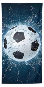 Brzosušeći XXL plažni ručnik GOALIX plavo-bijeli 150 x 210 cm, 100% mikrovlakana