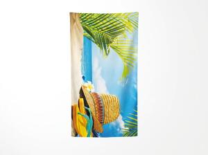 Brzosušeći XXL plažni ručnik SANDORA šareni 150 x 210 cm, 100% mikrovlakana