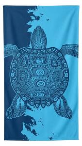Brzo sušeći XXL plažni ručnik OCEVA plava 150 x 210 cm, 100% mikrovlakana