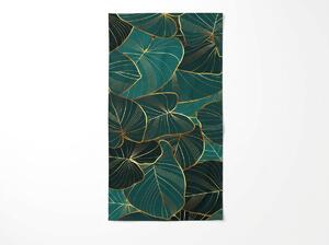 Rychlosušivi XXL plažni ručnik VERDARA zelena 150 x 210 cm, 100% mikrovlakana