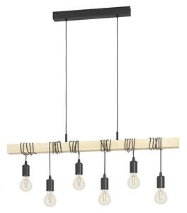 Eglo Townshend Visilica (360 W, D x Š x V: 100 x 10 x 110 cm, E27, 6 Kom.)