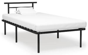 VidaXL Okvir za krevet crni metalni 100 x 200 cm