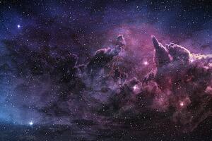 Fotografija purple nebula and cosmic dust, ClaudioVentrella