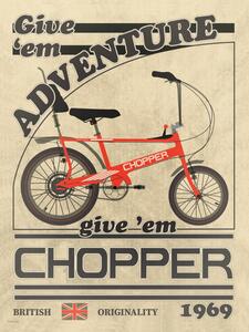 Ilustracija Chopper Bicycle Vintage, Wyatt 9