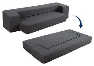 Sklopiva sofa - krevet Dormeo tamnosiva