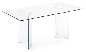 Stakleni blagovaonski stol 90x180 cm Burano – Kave Home