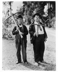 Fotografija Stan Laurel And Oliver Hardy In 'The Hoose-Gow', Archive Photos