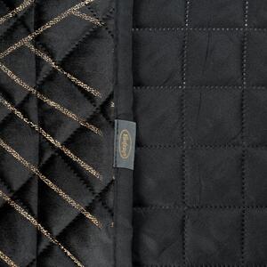 Dizajnerski prekrivač u crnoj boji