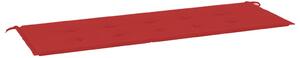 VidaXL Jastuk za vrtnu klupu crveni 150 x 50 x 3 cm od tkanine Oxford