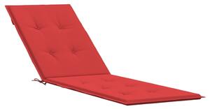 VidaXL Jastuk za ležaljku crveni (75 + 105) x 50 x 3 cm