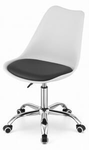 Bijelo-crna uredska stolica u skandinavskom stilu BASIC