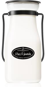 Milkhouse Candle Co. Creamery Citrus & Lavender mirisna svijeća Milkbottle 227 g