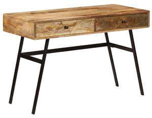 VidaXL Pisaći stol s ladicama od masivnog drva manga 110 x 50 x 76 cm