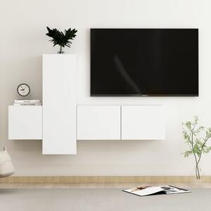 VidaXL 3-dijelni set TV ormarića bijeli od iverice