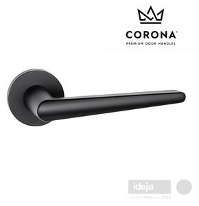 Kvaka Corona® Arrow R crna <span>bez donje rozete</span>