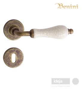 Kvaka Siena Sonia antik/porculan <span>rozeta ključ, cilindar ili wc</span> Cilindar