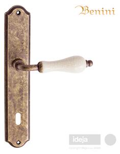 Kvaka Siena Sonia antik/porculan <span>štit ključ, cilindar ili wc</span> Ključ