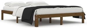 VidaXL Okvir za krevet od masivnog drva boja meda 150x200 cm 5FT King