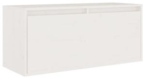 VidaXL Zidni ormarić bijeli 80 x 30 x 35 cm od masivne borovine