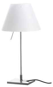 COSTANZINA LED MALA STOLNA LAMPA D13pic ALUMINIJ S BIJELIM SJENILOM LP1D13=NPLC020