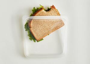 Bijela vrećica za užinu Stasher Sandwich, 440 ml