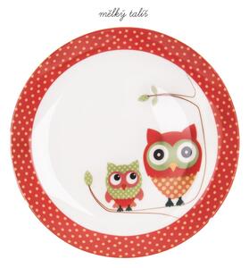3-dijelni dječji porculanski blagovaonski set Orion Owl