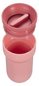 Ružičasta putna šalica Mepal Ellipse, 275 ml