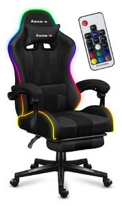 Zondo Gaming stolica Fusion 4.7 (crna + šarena) (s LED rasvjetom). 1087479