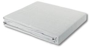 Flanel donja plahta Raya - Svijetlo siva, 90x200 cm
