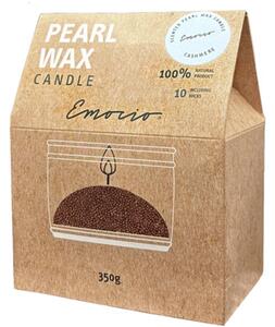 Emocio Pearl wax Cashmere Red mirisna svijeća 350 g