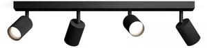 WYATT PHILIPS LED reflektor SPOT 4XGU10 crni 8721103143457