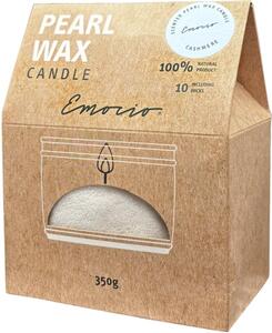 Emocio Pearl wax Cashmere White mirisna svijeća 350 g