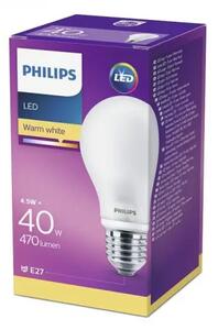 CONSUMER LED ŽARULJA classic 40W A60 E27 WW FR ND 1CT/10 8718696419656