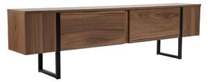 TV komoda u dekoru oraha u tamnoj prirodnoj boji 180x50x29,5 cm Serenity – Kalune Design