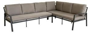 Moderna vrtna kutna sofa Vigo Garden Point smeđa