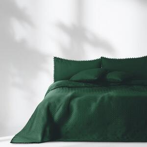 Zeleni prekrivač AmeliaHome Meadore, 170 x 210 cm