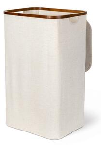 Krem tekstilna košara za rublje Bamboo/Linen – Bigso