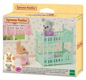 SYLVANIAN FAMILIES Čokoladni zec beba s krevetom na kat