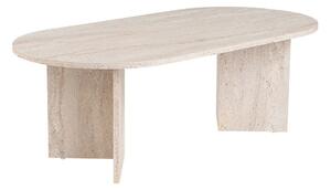 Bež stolić za kavu u polusjajnom dekoru 60x119 cm Sable – Kalune Design