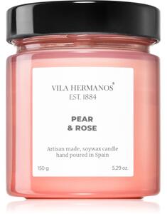 Vila Hermanos Apothecary Rose Pear & Rose mirisna svijeća 150 g