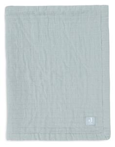 JOLLEIN dekica muslin 75x100cm jacquard sea green