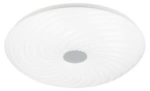 Trio Leuchten Okrugla stropna LED svjetiljka Gravity (22 W, Ø x V: 37,5 x 7,5 cm, Bijela)