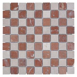 Mozaik pločica Quadrat MOS 32/1513R (30,5 x 30,5 cm, Bež boje, Mat)