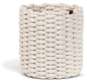 Tekstilna košara ø 25x25 cm Peach Skin Round M – Bigso