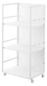 Bijeli metalni regal na kotačima 42x84,5x32 cm Tower – YAMAZAKI