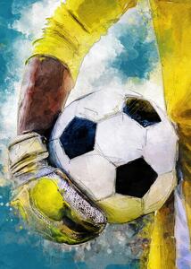 Ilustracija Football 4 sport art, Justyna Jaszke