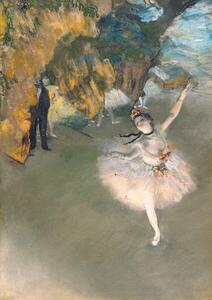 Reprodukcija The Star, or Dancer on the stage, c.1876-77, Degas, Edgar